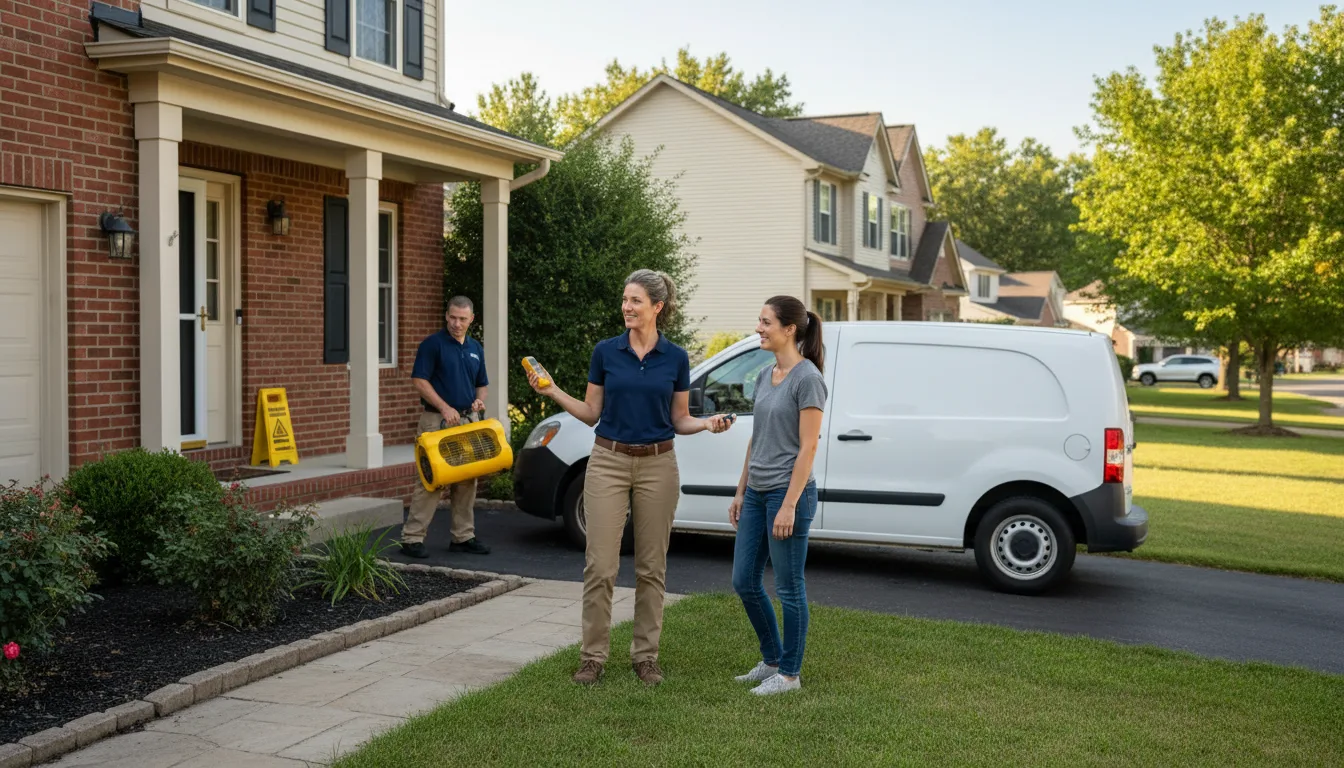 Water restoration image for Water Damage & Restoration Services in Bagdad, KY